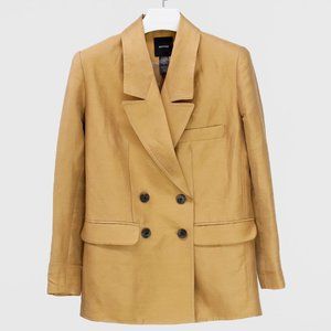 Smythe Tan Double-Breasted Blazer